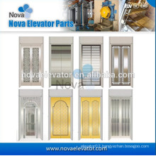 Elevator Parts Elevator Door Panel Two Panels Center Opening Stainless Steel Elevator Door Panel